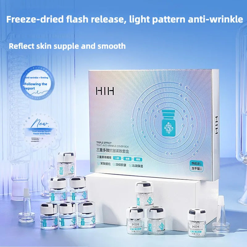 Triple Peptide Anti-Wrinkle Skincare Set – Firming, Lifting & Hydrating Face Kit for All Skin Types