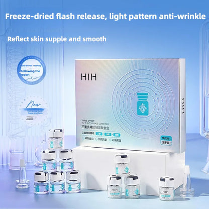 Triple Peptide Anti-Wrinkle Skincare Set – Firming, Lifting & Hydrating Face Kit for All Skin Types