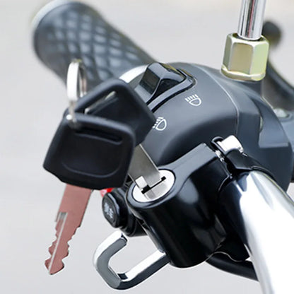 Neutral Helmet Lock for Electric Vehicles | Anti-Theft Motorcycle & Battery Safety Wire Rope Lock
