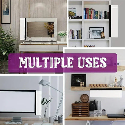 Computer Monitor Memo Board — Office & Home Desk Accessories, Note Clip for Messages and Organization