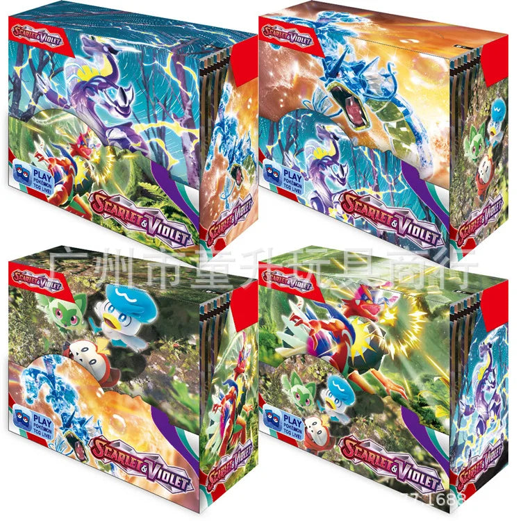 360-Piece Pokémon Card Set – Prismatic Evolutions Scarlet & Violet, 151 Surging Sparks Paldean Fates English Booster Battle Cards