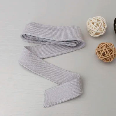 2CM Solid Color Ribbed Mercerized Cotton Knit – Soft T-Neck Short Cuffs with Elastic Edge