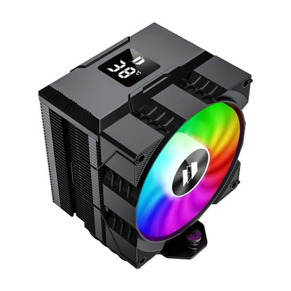 UPSIREN Walrus Assassin 90 CPU Air Cooler – Digital Display 4 Heat Pipe 92mm High Performance Radiator for Intel LGA1700/1200 & AMD AM4/AM5 Cooling System