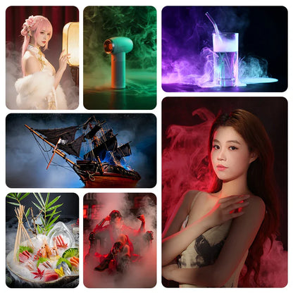 Ulanzi FM02 Electric Fog Machine FILMOG – 3 Modes Dense Mist for Photography, Food Shots, Dry Ice, Type-C Charging