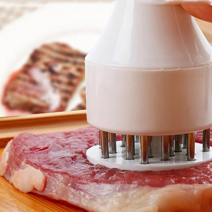 Stainless Steel Meat Tenderizer Needle: Professional Kitchen Tool for Cooking - Perfect Steak Tenderizer and Rib Breaker