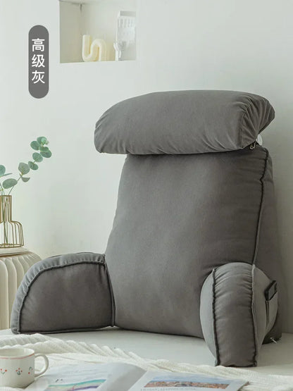 Triangular Headboard Wedge Pillow – Large Reading Backrest Support Cushion for Bed Sleeping & Positioning Comfort Bolster