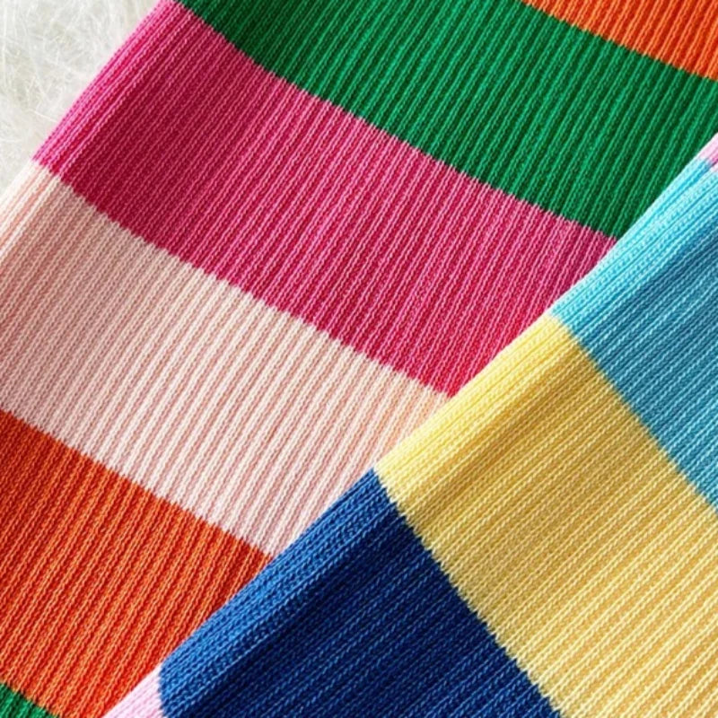 Women’s Rainbow Striped Bodycon Maxi Dress – Sleeveless Stretchy Knit Summer Beach Vacation Party Sundress
