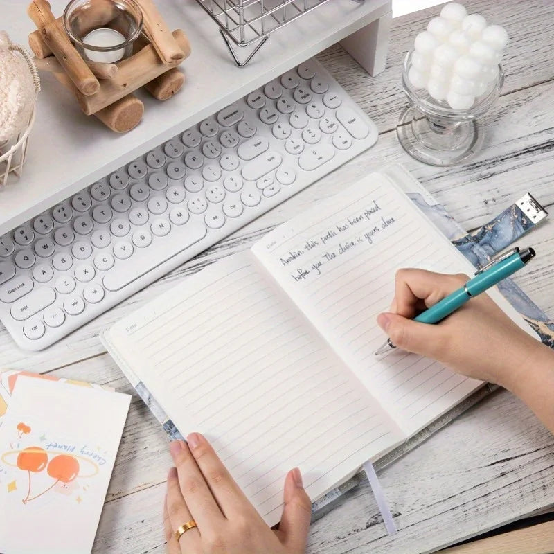 A5 Fashion Password Book with Lock – Creative Journal Notebook & Student Notepad Stationery