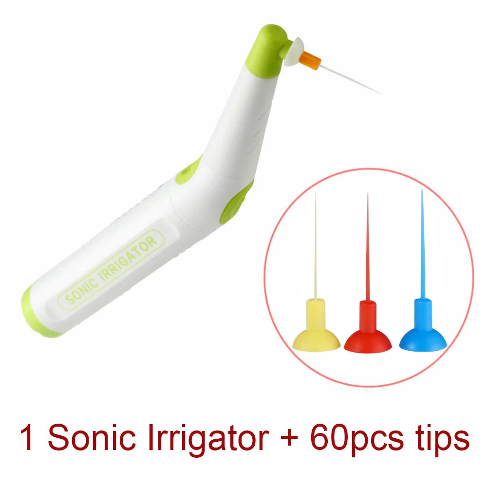60 PCS Dental Endo Cleaning Tips – Sonic Irrigator Tools for Root Canal & Endodontic Treatment, Dentistry Instrument Set