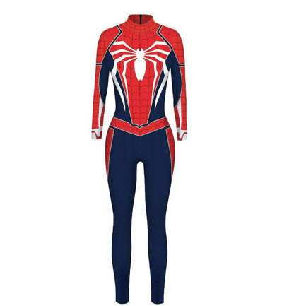 MINISO Women’s Cosplay Bodysuit – Sexy Spiderman, Iron Man & Gwen Stacy Jumpsuit for Halloween & Superhero Parties