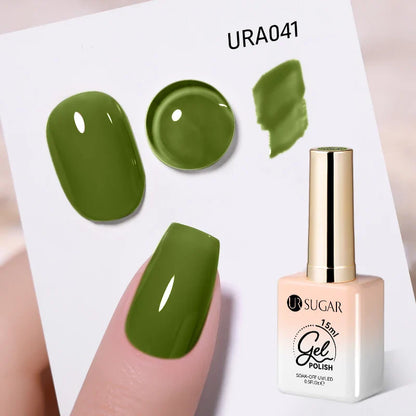 UR SUGAR 15ml Jelly Milky White Gel Polish – Translucent UV Soak Off Nail Art Varnish Semi-Permanent Fashion Nail Color