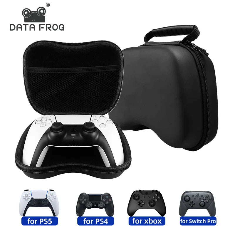 Data Frog EVA Hard Gamepad Carry Bag – Protective Case for PS4/PS4 Pro/PS4 Slim, PS3, PS5, Xbox One, Xbox 360, and Xbox Series X