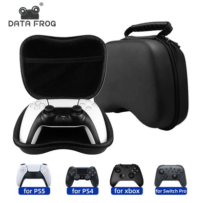 Data Frog EVA Hard Gamepad Carry Bag – Protective Case for PS4/PS4 Pro/PS4 Slim, PS3, PS5, Xbox One, Xbox 360, and Xbox Series X