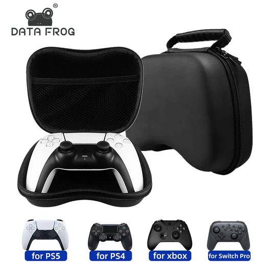 Data Frog EVA Hard Gamepad Carry Bag – Protective Case for PS4/PS4 Pro/PS4 Slim, PS3, PS5, Xbox One, Xbox 360, and Xbox Series X