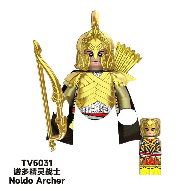 TV6403/TV6404/TV6405 Blocks Toy Set — Orcs, Dwarfs, Elves & Rohan Knight Action Figures Building Bricks for Kids Gift