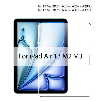 Tempered Glass Screen Protector for iPad — Compatible with iPad Pro, Air, Mini (6th–13th Gen, 11–12.9")