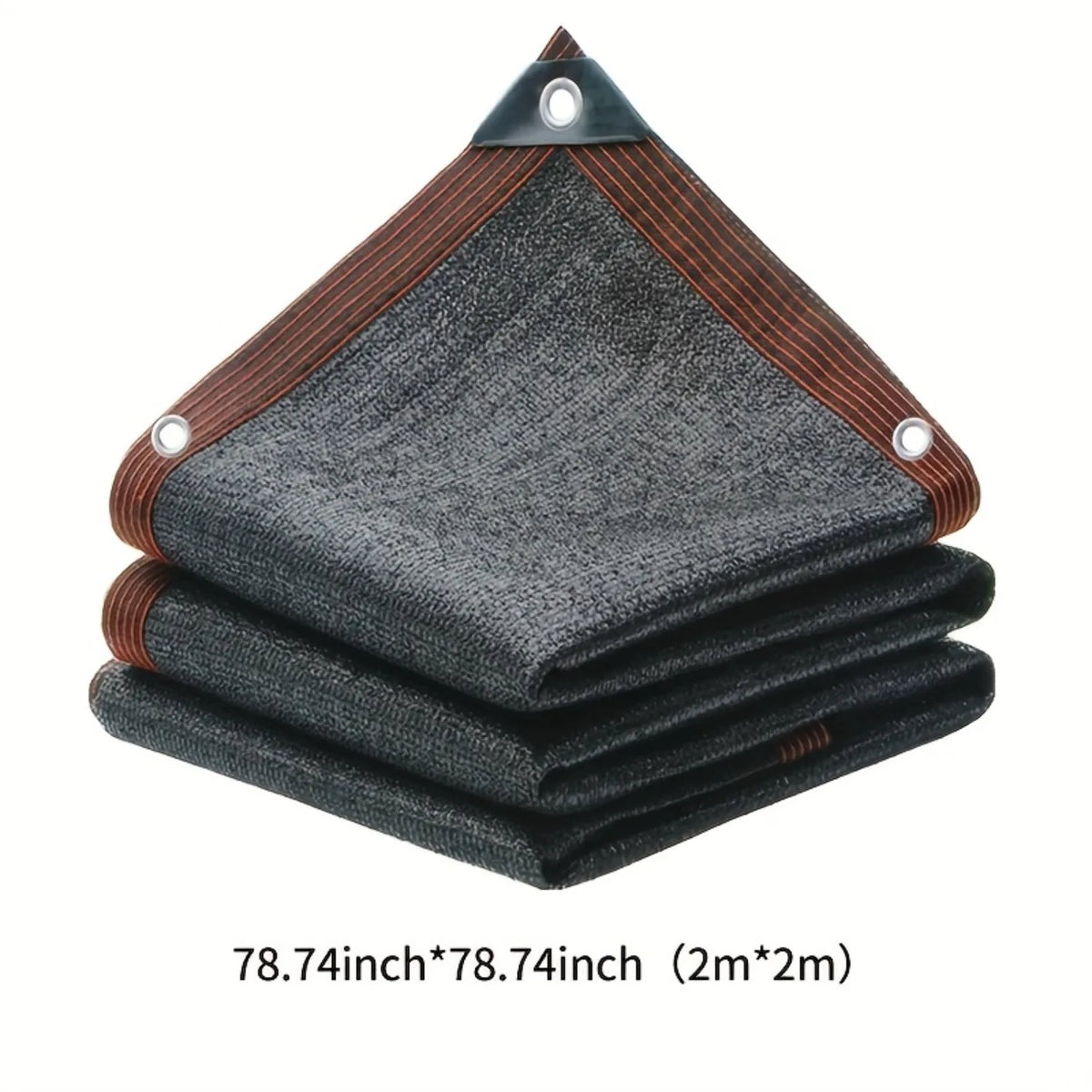 Large Area Black Shade Cloth with Grommets – 90% Sun Shade Netting for Patio, Balcony, Pergola, Greenhouse & Chicken Coop Protection Cover
