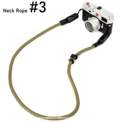 Nylon Rope Sling Quick Release Camera Strap – Wrist & Neck Shoulder Strap for Fujifilm, Sony, Nikon, Canon & Leica Mirrorless Cameras