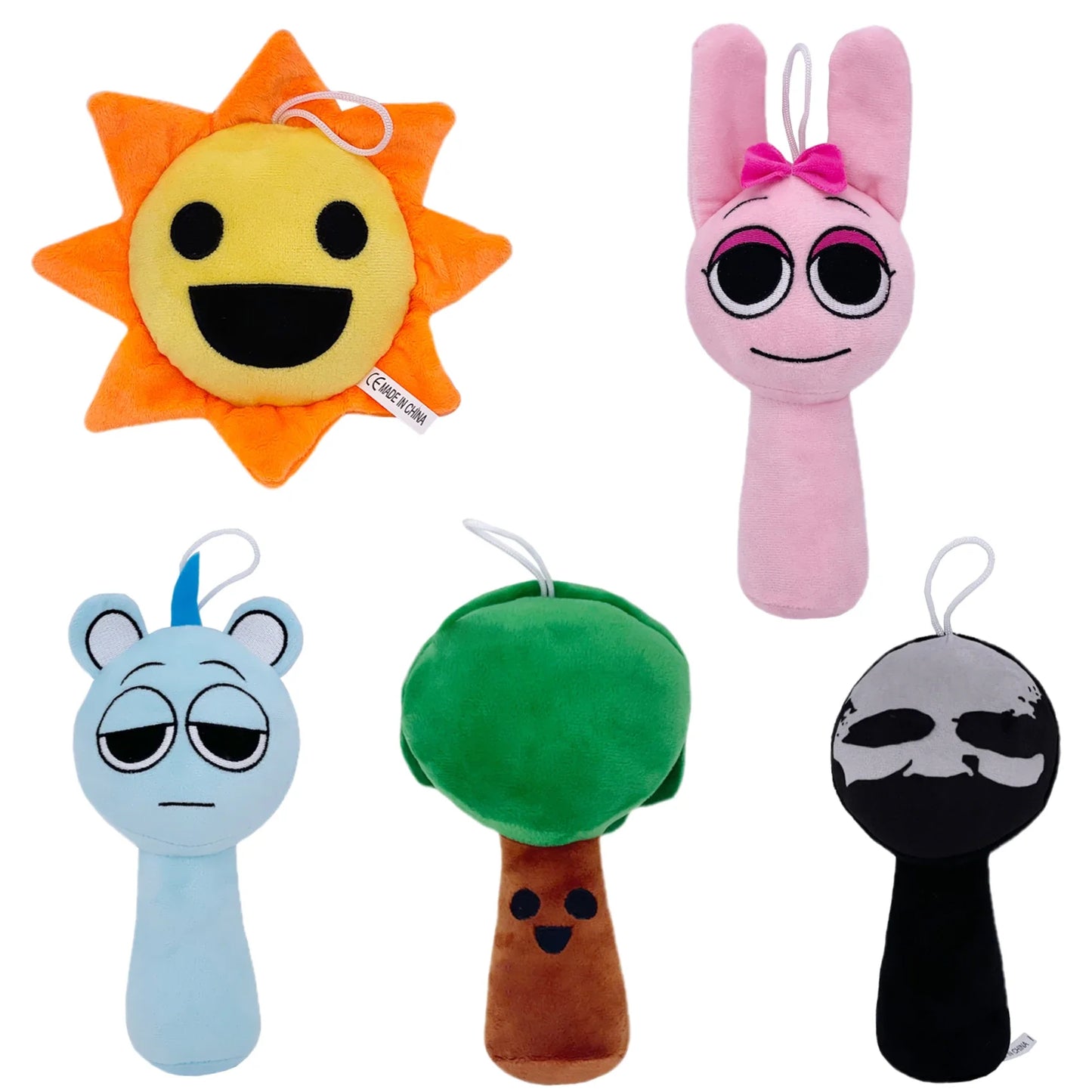 20cm Sprunki Plush Toys – Sprunki Game Pillow Doll, Soft Stuffed Toy for Kids’ Birthday & Christmas Gift