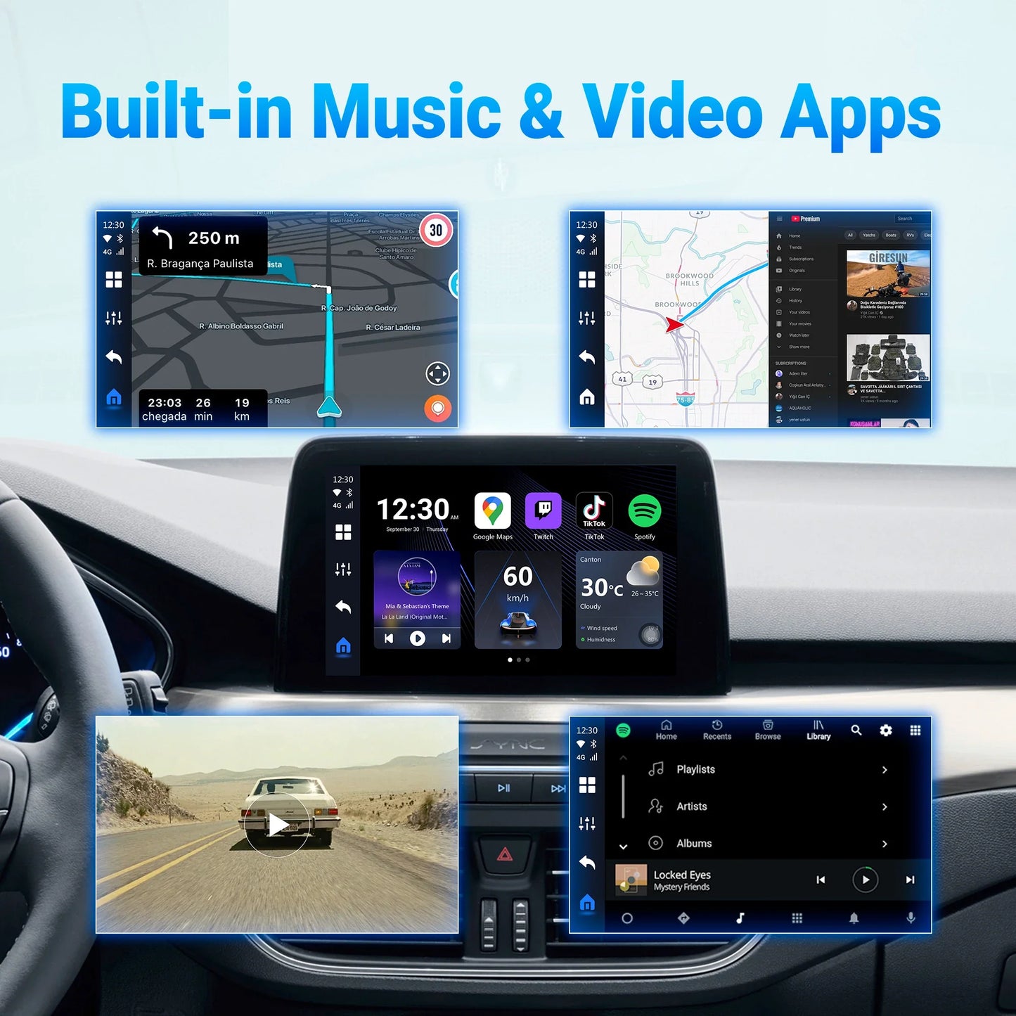OttoAIBOX P3 CarPlay AI Box — Wireless Android Auto & Mini HDMI TV Box for Toyota, Kia, Hyundai, VW Car Accessories