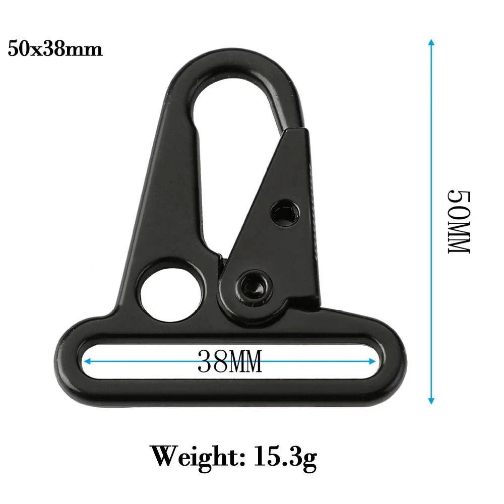 Aluminum Eagle Hook Carabiner Buckle – 10 Sizes Outdoor Climbing Strap Clip Tool