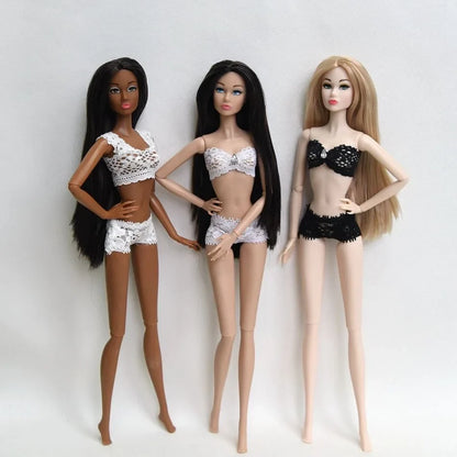 FR Supermodel 1/6 BABI Doll – Movable Joints, DIY Dress-Up Princess with Head & Body Accessories, White/Normal/Chocolate Skin