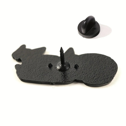 Cute Cat Enamel Brooch - Adorable Cat Lapel Pin for Bags, Clothing and Jewelry Accessories