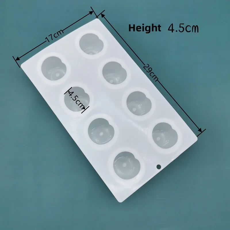 3D Lemon Shape Silicone Cake Mold — French Dessert Baking Tools for Brownies, Mousse & Pastry Decoration