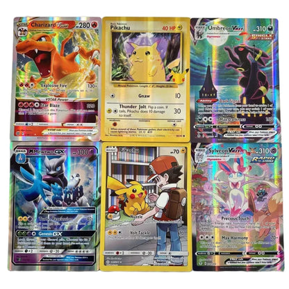 2024 Oversized Pokémon Cards – 30pcs Jumbo VMAX, VSTAR, GX, Arceus, Pikachu & Charizard Super Shiny Rare Cards for Birthday Gifts