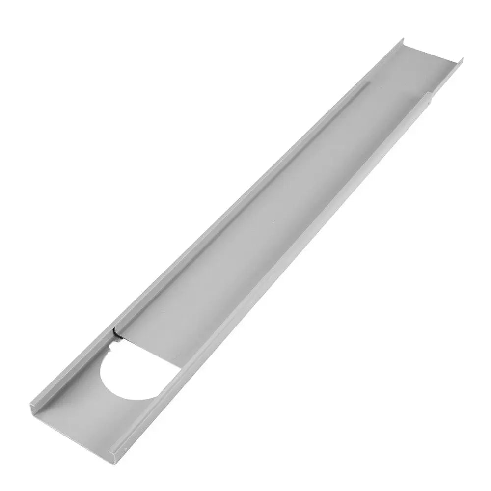 1/2PCS Portable AC Window Kit – Adjustable Slide Plate & Exhaust Hose Connector with Wind Shield Adapter