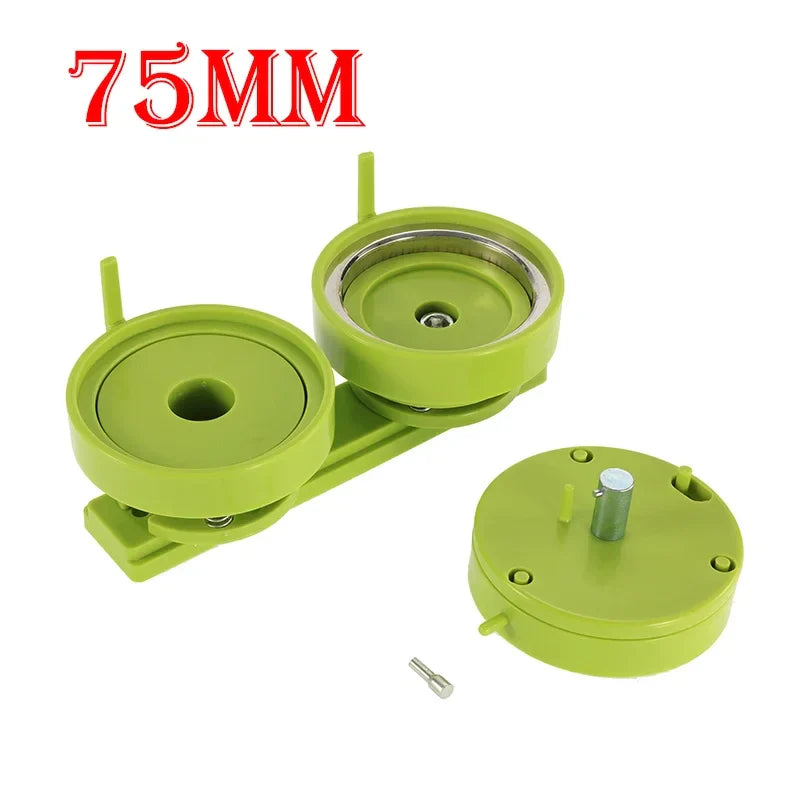 25/32/37/44/58/75mm Badge Maker Molds - DIY Button Press Machine, Interchangeable Die Mould for Round Badge Punching