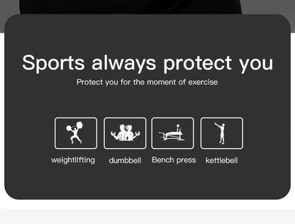 Adjustable Gym Wristband & Palm Guard — Sports Wrist Support Brace with Compression Gloves for Carpal Tunnel