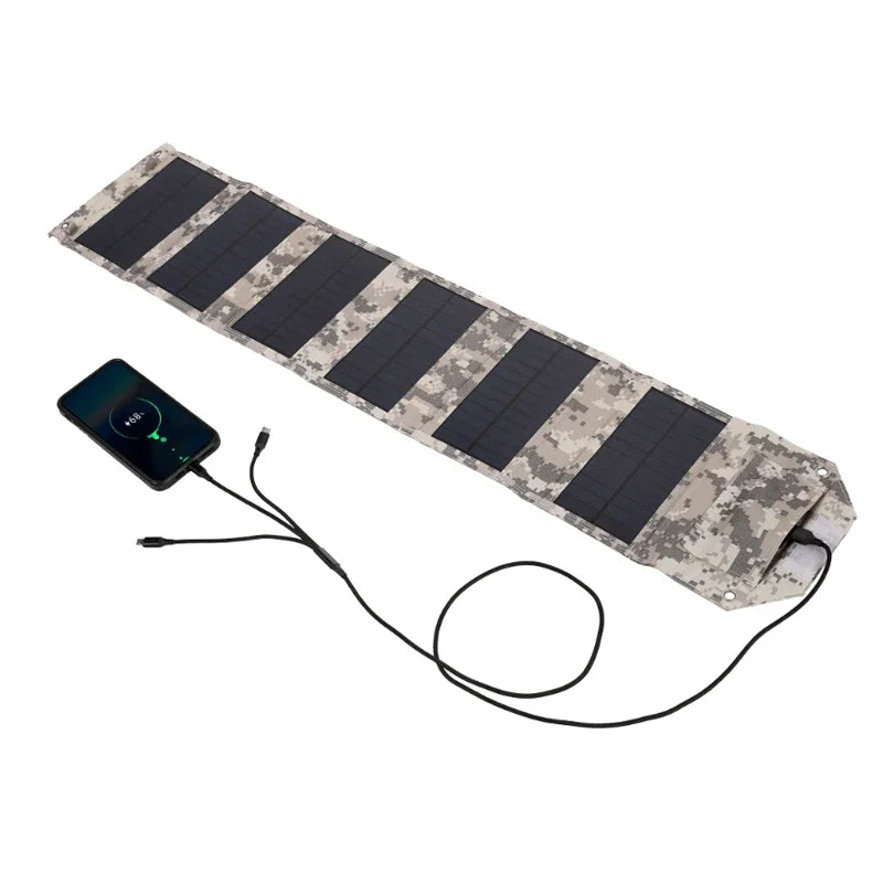 60W 80W 100W Foldable Solar Panel — 5V USB Portable Waterproof Charger for Phone, Camping & Power Bank