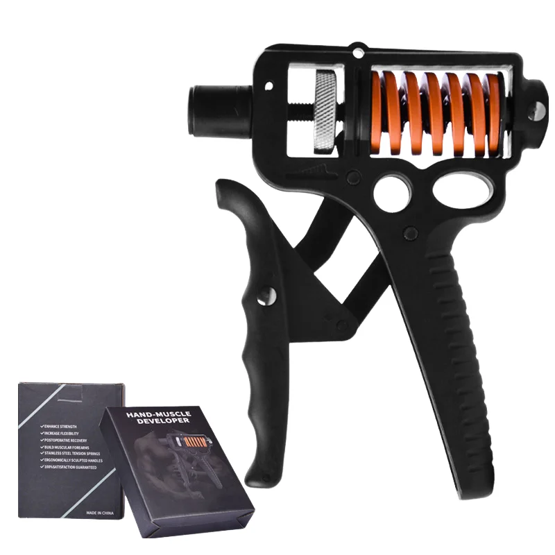 5–165kg Adjustable Hand Grip Strengthener — Heavy-Duty Forearm & Finger Expander (Steel Spring)