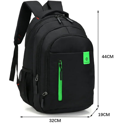Men’s Oxford Waterproof Backpack – Business Laptop Rucksack for Travel, Work & High School Students