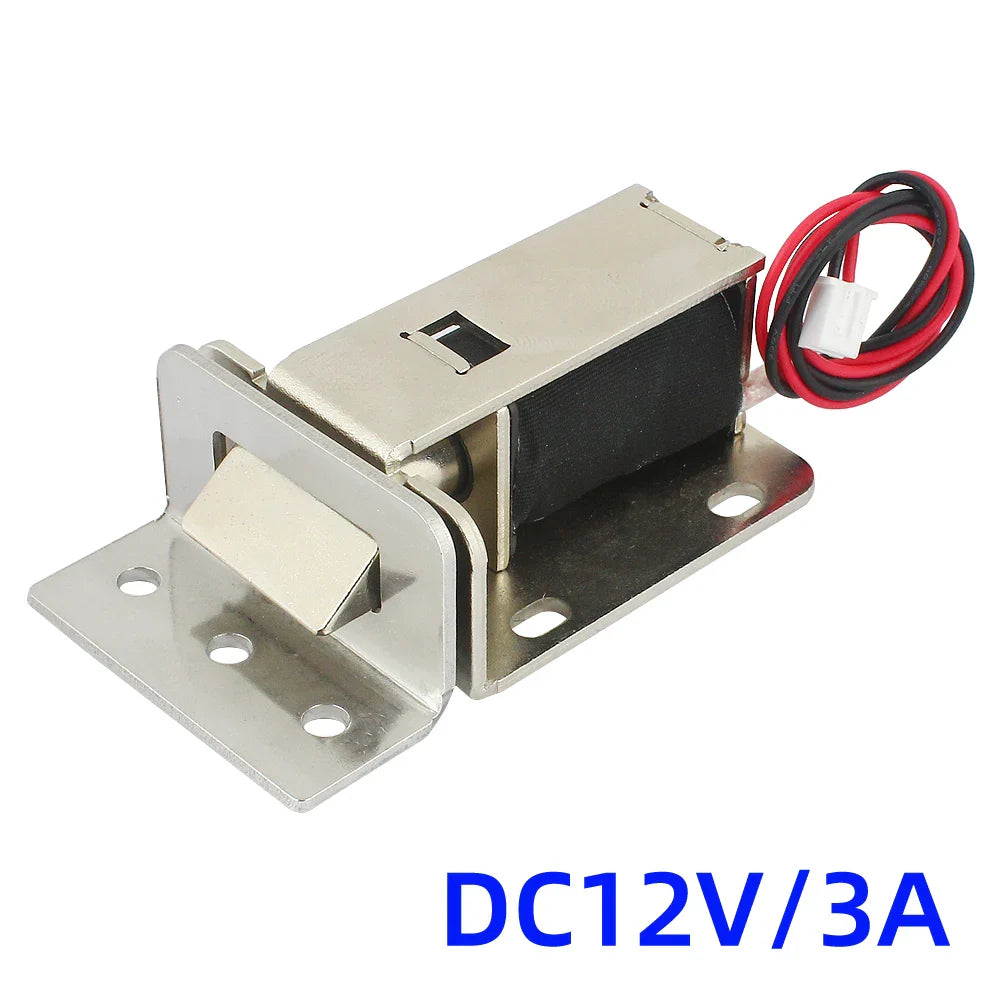 DC 12V/24V Electromagnetic Door Lock — Heavy Duty Electric Lock with 150KG Pulling Force for Access Control
