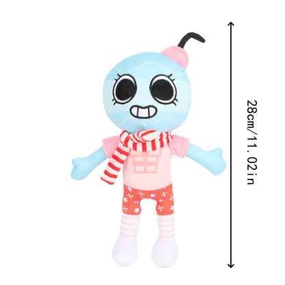 Kawaii Dandy's World Plush Toys – Twisted Eggson Painted Pattern Game Peripheral for Kids, Birthday & Xmas Gift