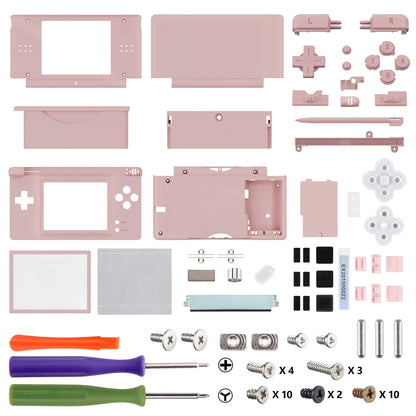 eXtremeRate Replacement Full Housing Shell for Nintendo DS Lite – Case Cover with Buttons & Screen Lens for NDSL