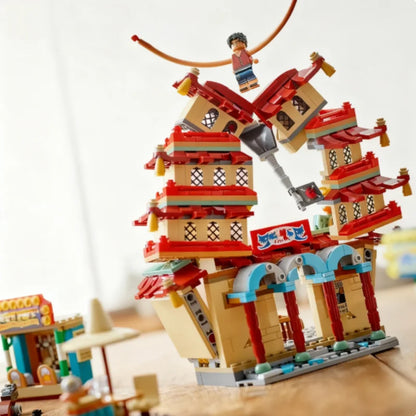 2025 New 75638 Dragon Paradise Battle Building Blocks – Educational Creative Toy for Christmas & Birthday Gifts