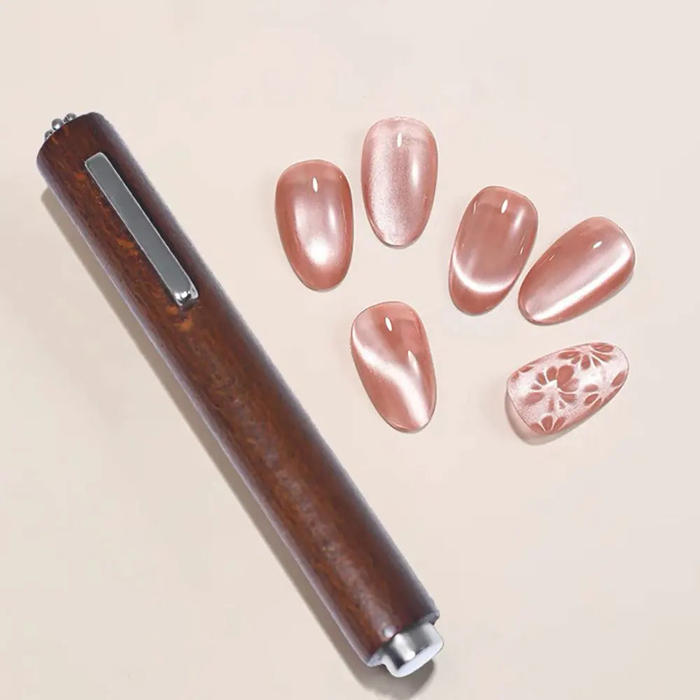 3-in-1 Magnetic Cat Eye Nail Stick – 130mm Multifunctional Gel Polish Magnet Pen with Strong Cylinder Design