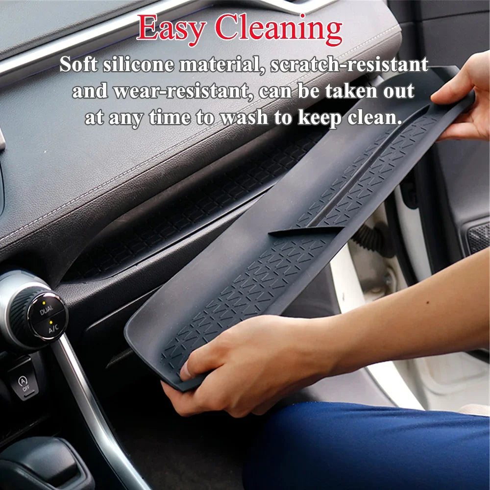 Toyota RAV4 Center Console Organizer - Silicone Storage Tray Pad for 2020–2025 Models