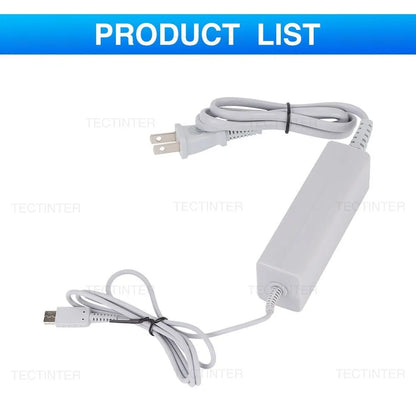EU Plug AC Adapter Charger for Nintendo Wii U – Console & Remote Power Supply Cord
