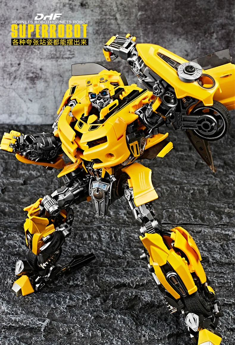 Autobots Transformation Toy – 28cm Alloy Warhammer Bumblebee Action Figure, Boy’s Birthday Gift