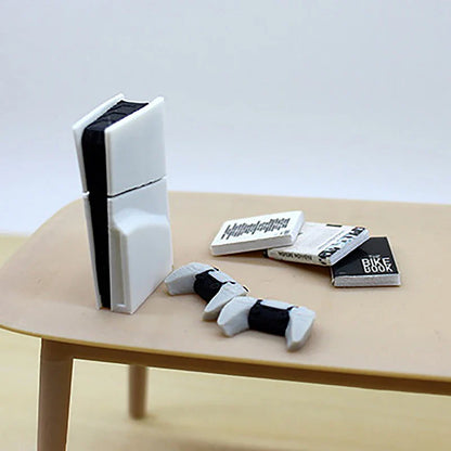 1/12 Dollhouse Mini Game Console – Miniature Game Controller Model for Doll Accessories & DIY Home Decoration