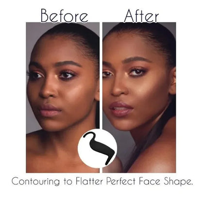 Eyeliner Cards & Contour Stencils - Face, Cheek, Nose Makeup Model & Eyebrow Shaper Tools for Beauty Accessories
