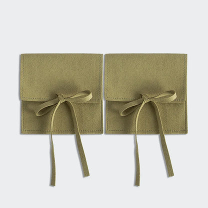 10PCS Velvet Jewelry Gift Pouches - Elegant Wedding Favor Bags & Microfiber Cosmetic Storage Bags