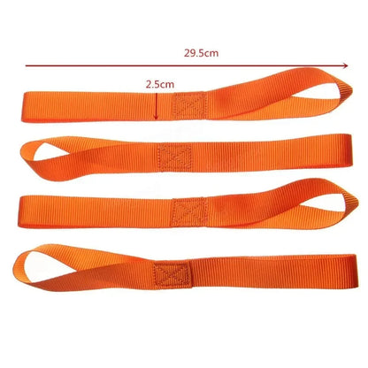 Soft Loop Tie-Down Straps — Multipurpose Securing Straps for ATV, Motorcycles, Scooters, Dirt Bikes & Luggage