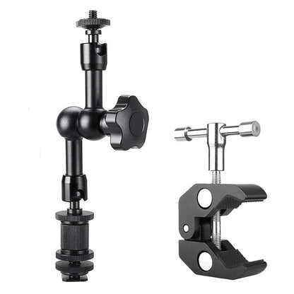 7/11/20 Inch Metal Articulating Magic Arm – Super Clamp Stand for DSLR Camera & Photo Studio Accessories