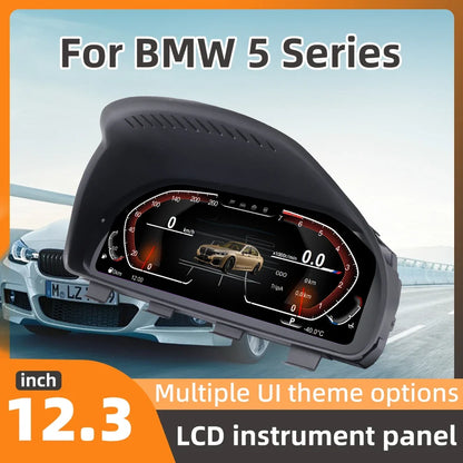 BMW Digital Gauge Cluster - Speedometer Dashboard Display for 5 6 7 Series X3 X4 X5 X6 F01 F07 F10 F15 F16 F18 F25 F26