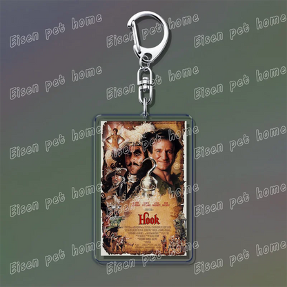 Classic Movie Keychains – Jaws, Fight Club, Avatar Pendant Key Rings for Bags & Fan Gifts